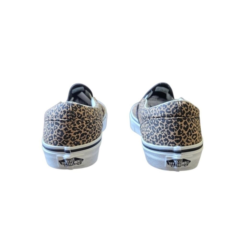 NWOT Vans Classic Slip-On Leopard Print Skate Shoes Women's 5.5 EU 37 Canvas - Picture 4 of 7